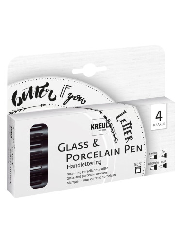 Kreul Glass & Porcelain Pen Handlettering Set
