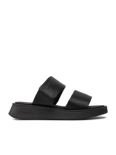 Чехли Calvin Klein Jeans Slide Double Strap Sandal Dc YW0YW01355 Черен