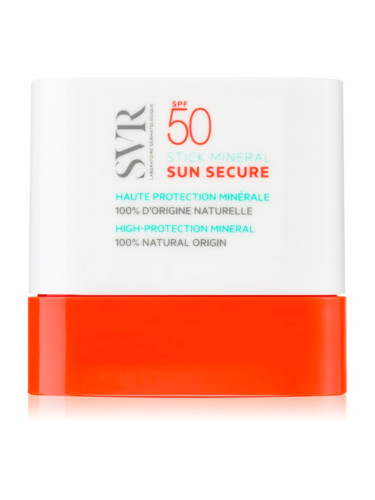 SVR Sun Secure слънцезащитен крем в стик SPF 50+ 10 гр.