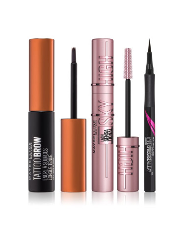 MAYBELLINE NEW YORK Make-Up Set комплект на изгодна цена за очи и вежди Medium Brown