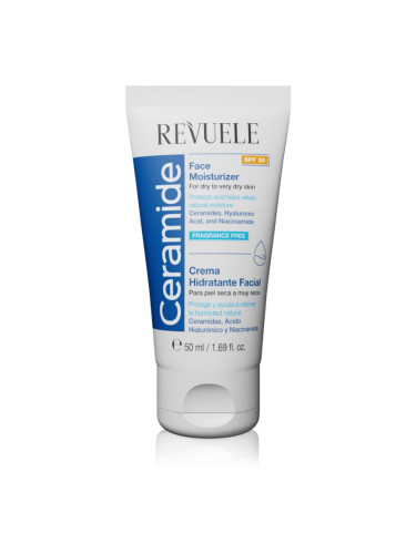 Revuele Ceramide Face Moisturizer SPF 25 дневен предпазващ крем за суха или много суха кожа SPF 25 50 мл.