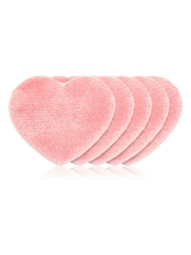 GLOV Heart-Shaped Ultrasoft тампони за почистване на грим, които могат да се перат 5 бр.