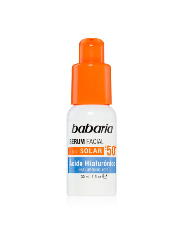 Babaria Sun Face хидратиращ серум с висока UV защита SPF 50+ 30 мл.