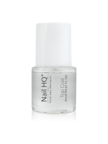 Nail HQ Essentials Top Coat горен лак за нокти без използване на UV/LED лампа 8 мл.