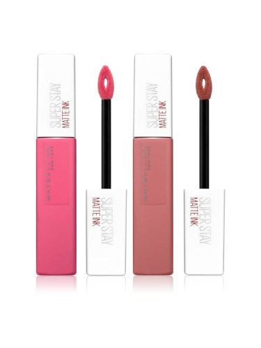 MAYBELLINE NEW YORK Make-Up Set комплект червила с матиращ ефект