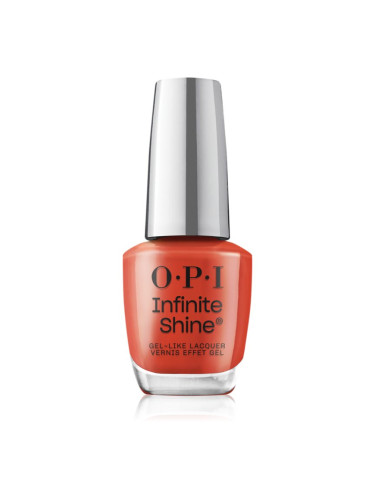 OPI Infinite Shine Silk лак за нокти с гел ефект Knock 'Em Red 15 мл.