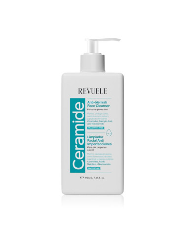 Revuele Ceramide Anti-Blemish Face Cleanser почистващ гел за проблемна кожа, акне 250 мл.