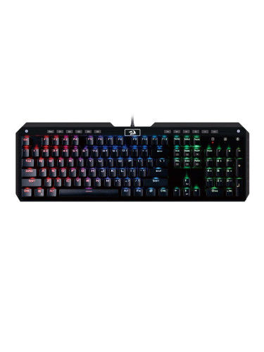 Клавиатура Redragon K555 Indrah RGB, гейминг, подсветка, черна, USB