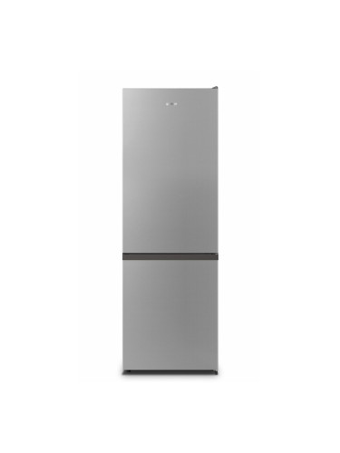 Хладилник с фризер Gorenje NRK6182PS4, клас E, 292 л. общ обем, свободностоящ, 235kWh/годишно, No Frost Plus, сив