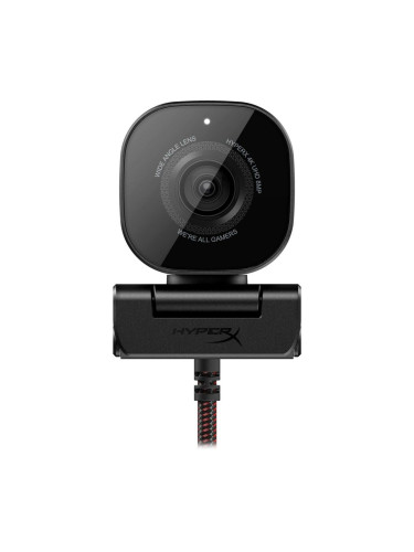 Уеб камера HyperX Vision S, 4K/30FPS, автоматичен фокус, предпазител за поверителност, USB, черна