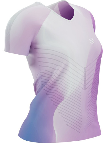 Compressport Performance SS Tshirt W Royal Lilac/Lupine/White XS Тениска с къс ръкав за бягане