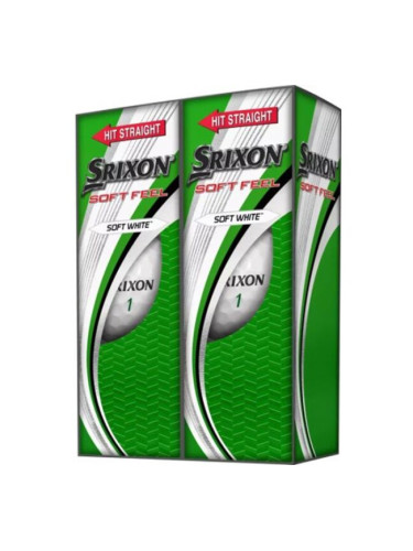 SRIXON SOFT FEEL 6 pcs Топки за голф, бяло, размер
