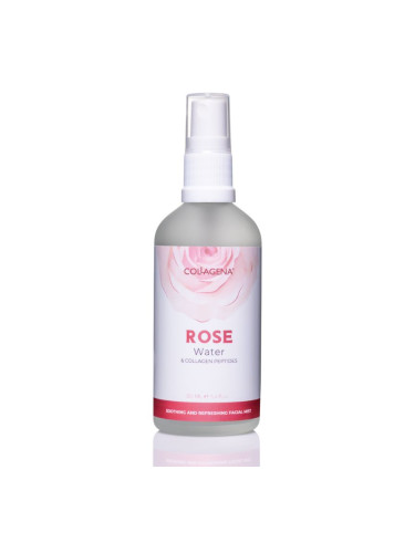 Успокояващ и освежаващ спрей за лице с Колаген и Розова вода COLLAGENA Rose Essential