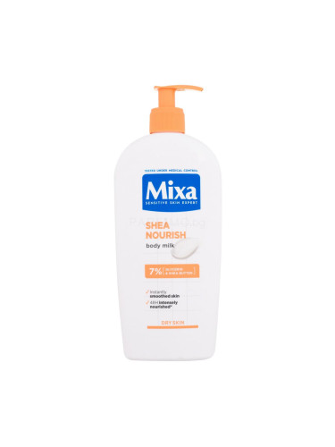 Mixa Shea Nourish Body Milk Лосион за тяло 400 ml