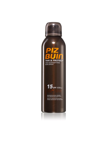 Piz Buin Tan & Protect защитен спрей за ускоряване на тена SPF 15 150 мл.