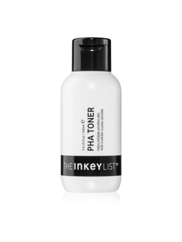 The Inkey List PHA Toner почистващ тоник за чувствителна кожа на лицето 100 мл.