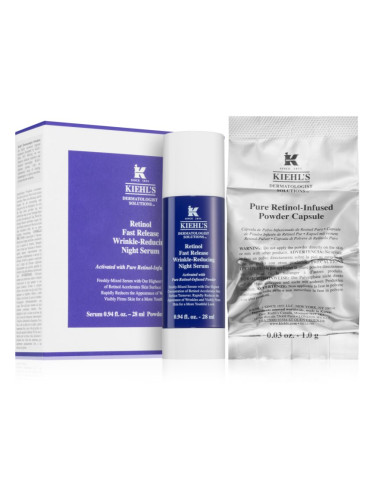 Kiehl's Dermatologist Solutions Retinol Fast Release Wrinkle-Reducing Night Serum нощен серум против бръчки с ретинол 28 мл.