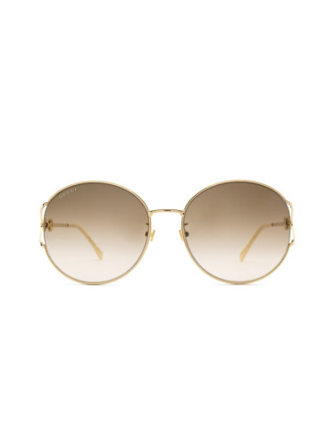Gucci Gg1017Sk 003 58 - кръгла слънчеви очила, дамски, златни