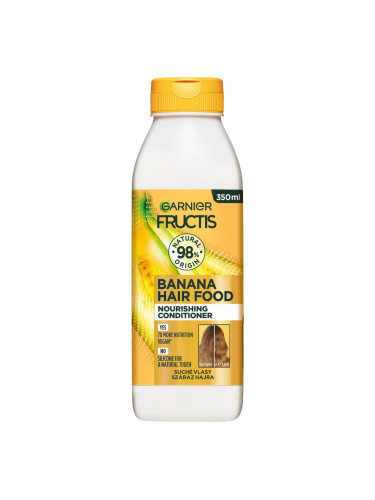 Garnier Fructis Hair Food Banana Nourishing Conditioner Балсам за коса за жени 350 ml