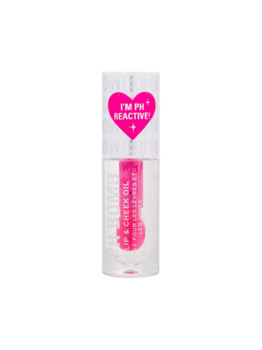 Makeup Revolution London pH Bomb Lip & Cheek Oil Масло за устни за жени 4,5 ml Нюанс Universal
