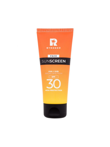 Byrokko Sunscreen Face SPF30 Слънцезащитен продукт за лице за жени 50 ml
