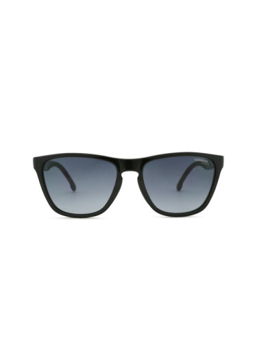 Carrera 8058/S 807 9O 56 - правоъгълна слънчеви очила, unisex, черни