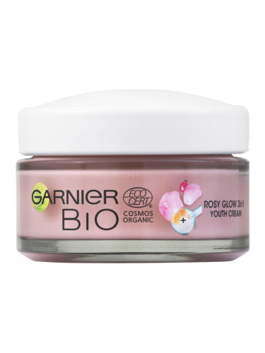 Garnier Bio Rosy Glow 3in1 Дневен крем за лице за жени 50 ml