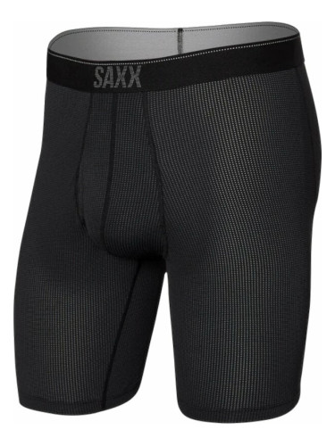 SAXX Quest Long Leg Boxer Brief Black II M Фитнес бельо