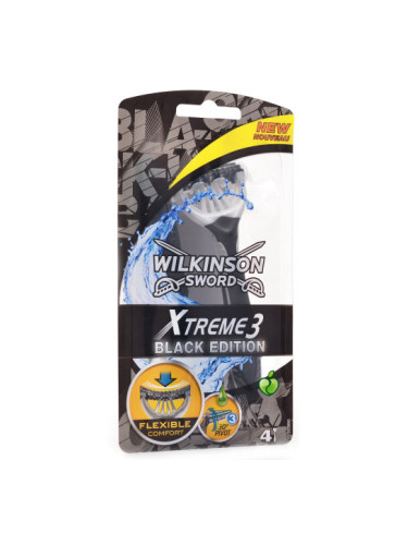 WILKINSON XTREME3 BLACK EDITION Еднократни самобръсначки 4