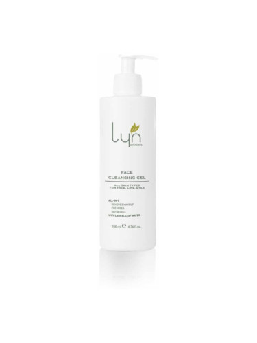 LYN FACE CLEANSING ALL-IN-1 Измиващ гел с лаврова вода 200мл