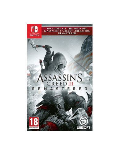 Игра за конзола Assassin's Creed III Remastered + All Solo DLC & Assassin's Creed Liberation, за Nintendo Switch
