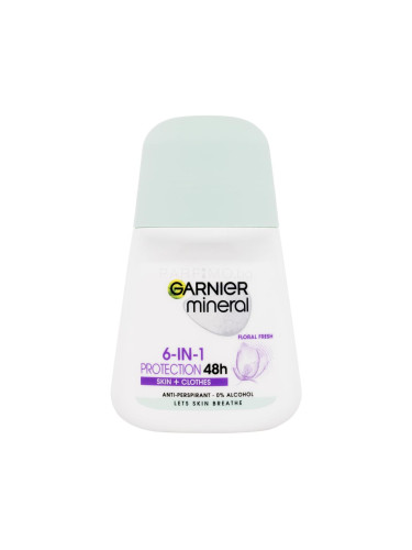 Garnier Mineral Protection 6-in-1 Floral Fresh 48h Антиперспирант за жени 50 ml