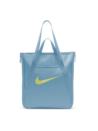 Nike GYM TOTE Дамска чанта, светлосиньо, размер