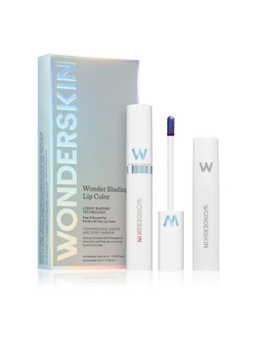 WONDERSKIN Wonder Blading Lip Stain Kit белещо се червило + активатор цвят Bella 4 мл.
