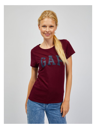 Burgundy women's T-shirt GAP