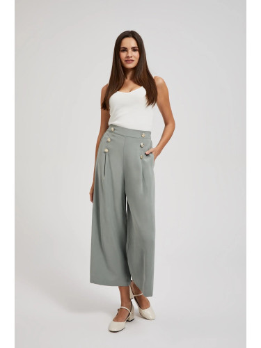Women's summer trousers MOODO - olive