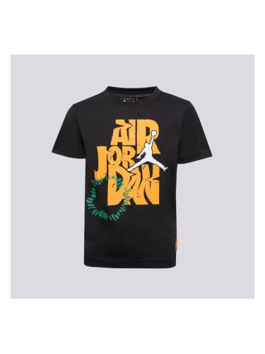 Jordan Тениска Jdb Fuel Up Cool Down Drops Ss Boy детски Дрехи Тениски 95D150-023 Черен