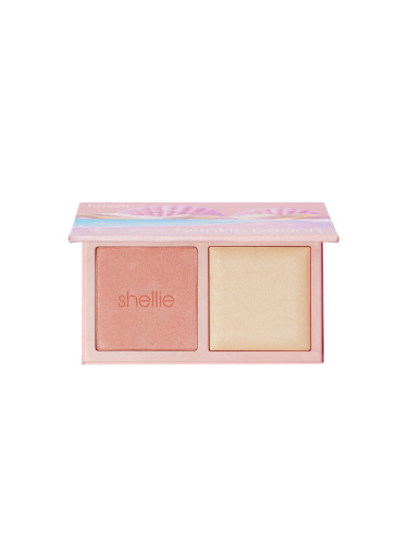 КОМПЛЕКТ BENEFIT COSMETICS Twinkle Beach Blush & Highlighter Duo Palette Палитра дамски  