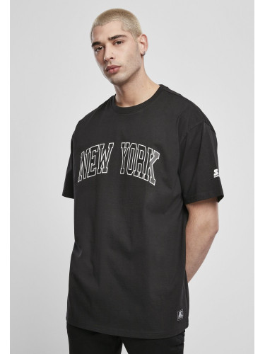 Мъжка тениска Starter New York в черен цвят