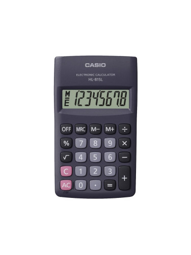 Casio - Джобен калкулатор 1xLR6 сив