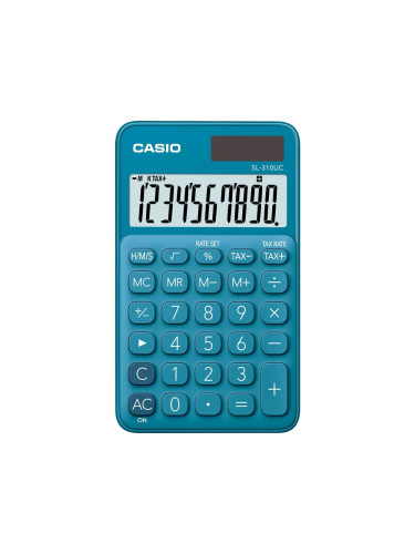 Casio - Джобен калкулатор 1xLR54 тюркоаз