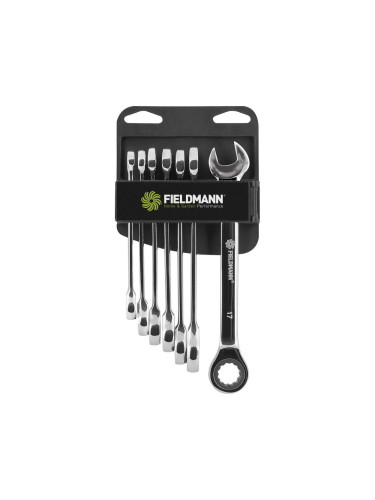 Fieldmann - К-кт гаечни ключове с тресчотка 7 бр.