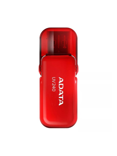Памет 32GB USB Flash Drive, A-Data UV240, USB 2.0, червена
