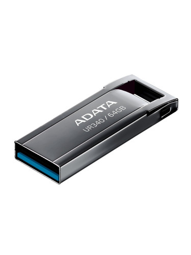 Памет 64GB USB Flash Drive, A-Data Royal UR340, USB 3.2 Gen1, черна