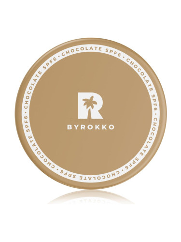 Byrokko Shine Brown Chocolate Tanning Cream SPF6 Слънцезащитна козметика за тяло за жени 200 ml