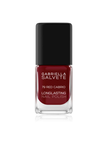 Gabriella Salvete Longlasting Enamel дълготраен лак за нокти със силен гланц цвят 79 Red Cabrio 11 мл.