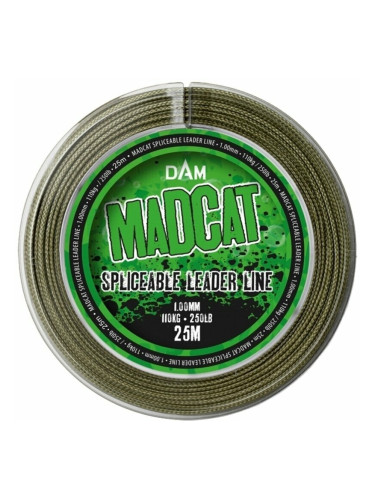 MADCAT Spliceable Leader Green 1,00 mm 110 kg 25 m Плетена линия