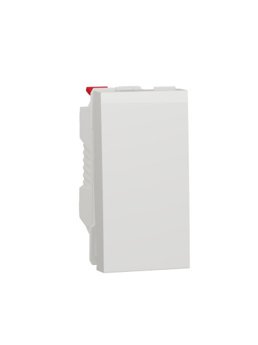 Електрически ключ сх.1 единичен, 10A, 250VAC, за вграждане, бял, New Unica, NU310118