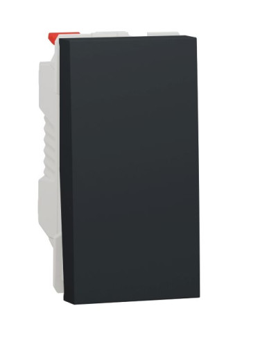 Електрически ключ сх.6 девиаторен, 10A, 250VAC, за вграждане, антрацит, New Unica, NU310354