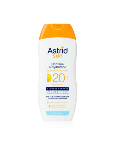 Astrid Sun мляко за загар SPF 20 с висока UV защита 200 мл.